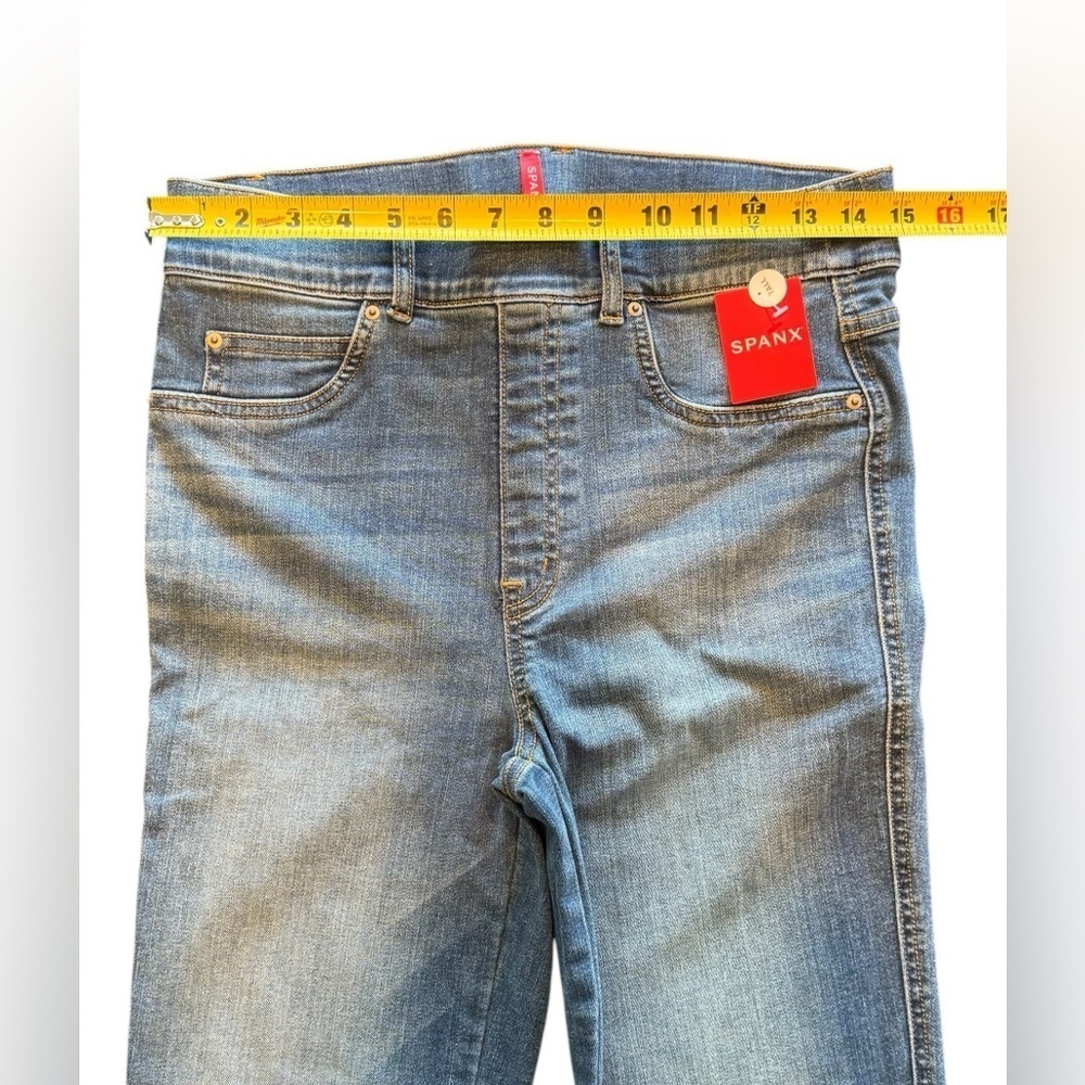 SPANX Straight Leg Jean Vintage Indigo Women’s Size Medium Tall - Picture 7 of 11